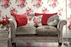 Floral accents whether through fabrics, wallpapers or other accents are a great way to infuse seasonality into a room.